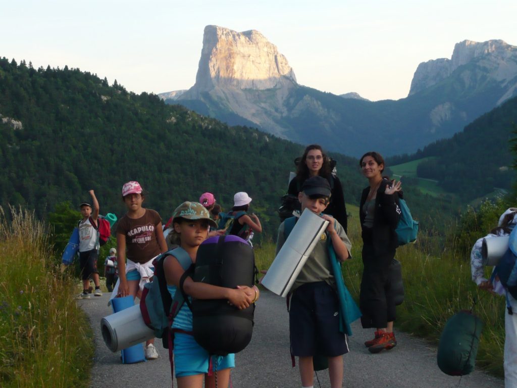 Colonie "Petits montagnards" à Gresse-en-Vercors