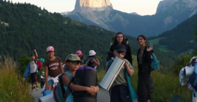 Colonie "Petits montagnards" à Gresse-en-Vercors